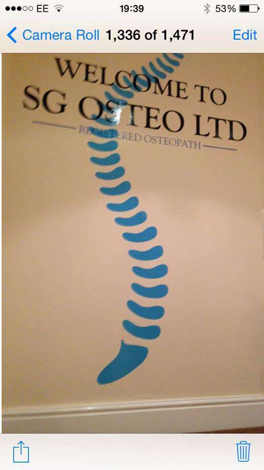 Sg Osteo | Bretts Farm, White Roding, Dunmow CM6 1RF, UK | Phone: 07908 221888