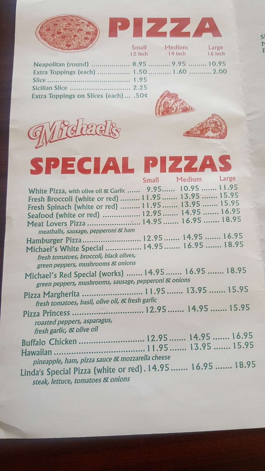 Michaels Pizza | 907 N Main Rd A, Vineland, NJ 08360, USA | Phone: (856) 692-5073