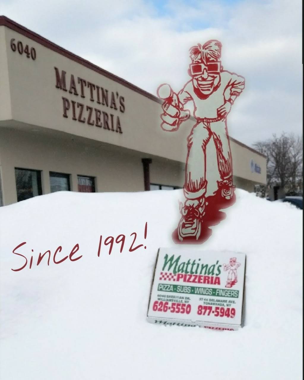 Mattinas Pizzeria | 3744 Delaware Ave, Kenmore, NY 14217, USA | Phone: (716) 877-5949