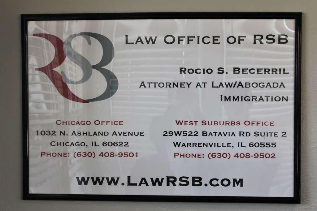 Law Office of RSB | 29W522 Batavia Rd #2, Warrenville, IL 60555, USA | Phone: (312) 226-4232