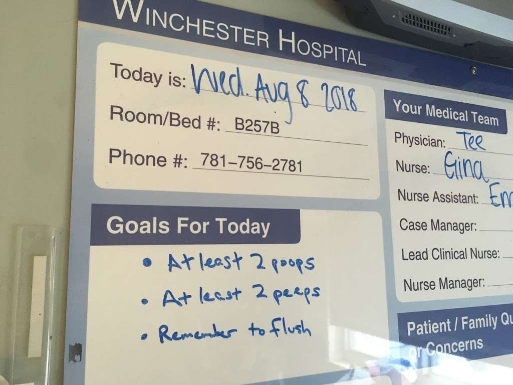 Winchester Hospital | 41 Highland Ave, Winchester, MA 01890, USA | Phone: (781) 729-9000