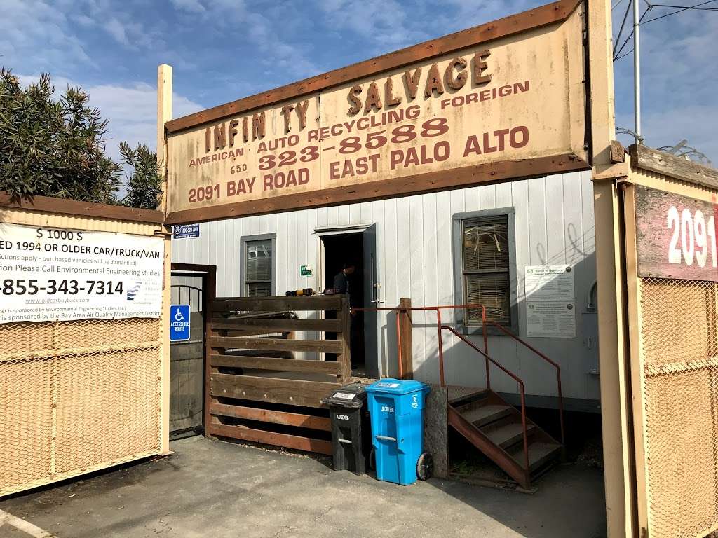 Infinity Auto Salvage | 2091 Bay Rd, East Palo Alto, CA 94303 | Phone: (650) 323-8588