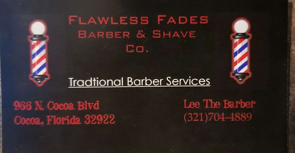 Flawless Fades Barber & Shave Co. | 966 N Cocoa Blvd #2, Cocoa, FL 32922, USA | Phone: (321) 704-4889