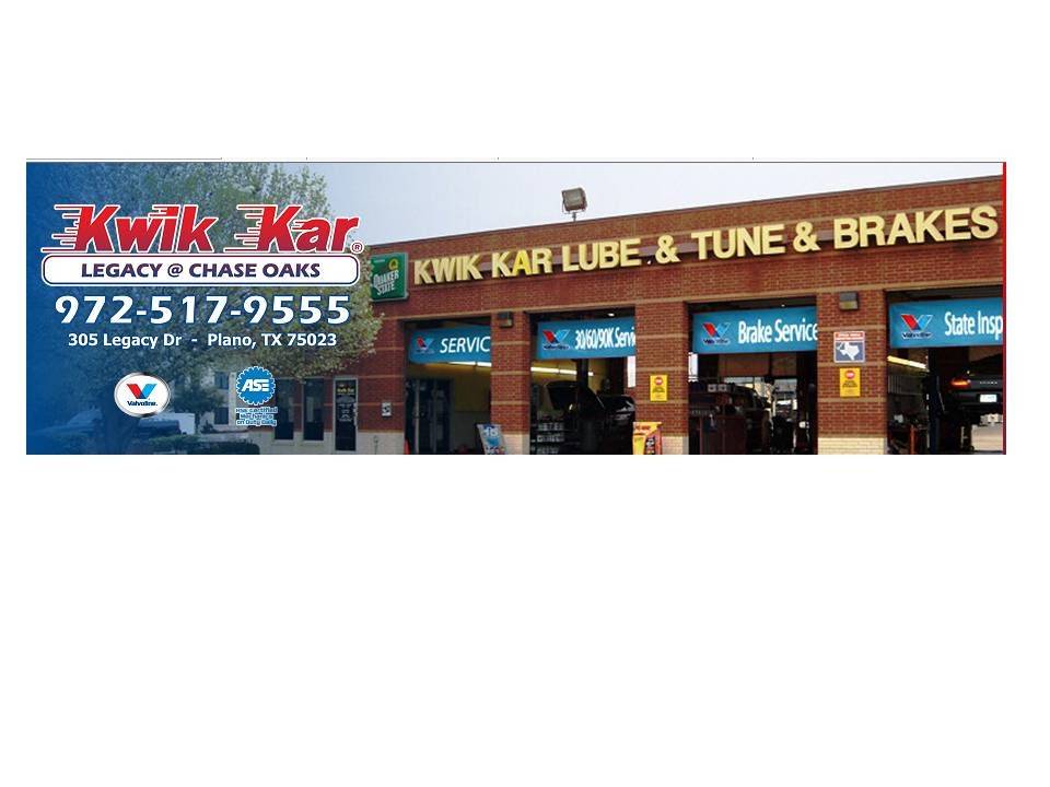 Kwik Kar on Legacy | 305 Legacy Dr, Plano, TX 75023, USA | Phone: (469) 209-0807