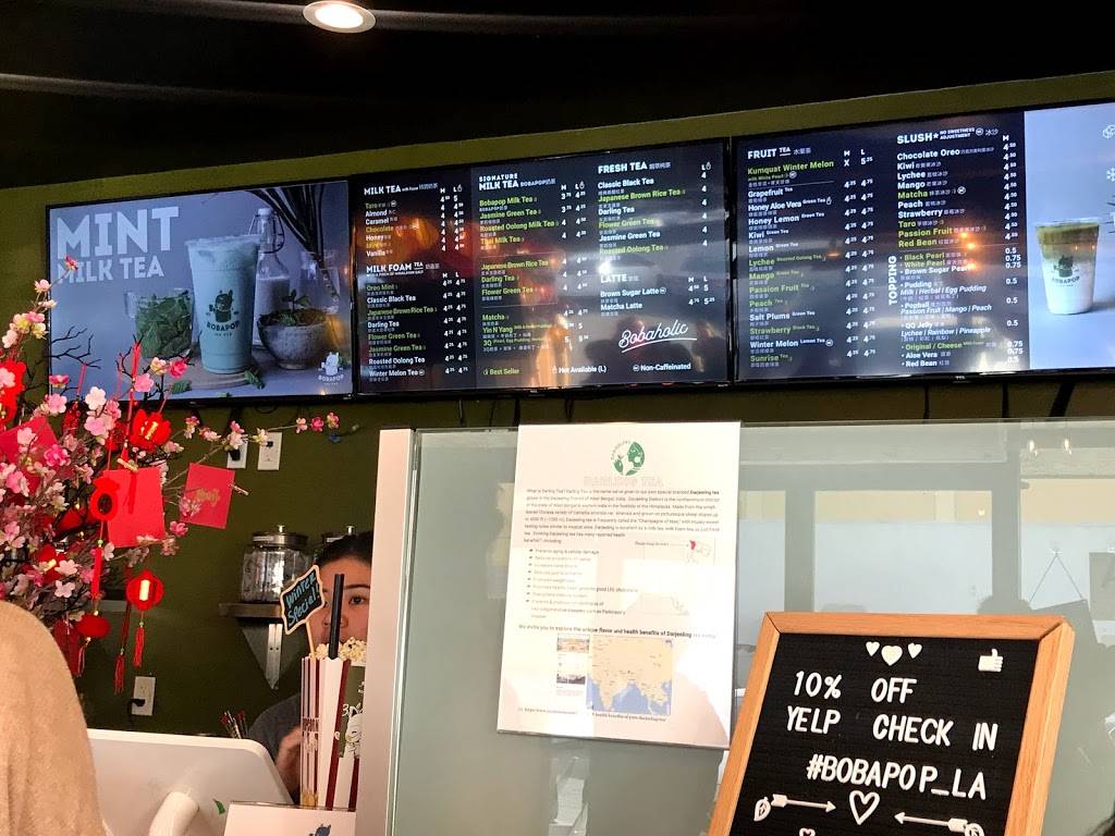 BoBaPOP Tea Bar | 625 E Valley Blvd Ste L, San Gabriel, CA 91776, USA | Phone: (626) 545-2705