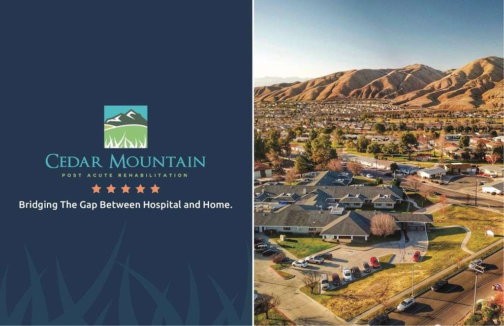 Cedar Mountain Post Acute | 11970 4th St, Yucaipa, CA 92399, USA | Phone: (909) 790-2273