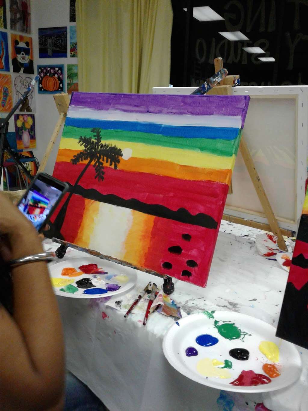 3hues Painting Studio - Twist painting, Painting Parties, Byob p | 17702 W Little York Rd #300, Houston, TX 77084, USA | Phone: (281) 224-1205