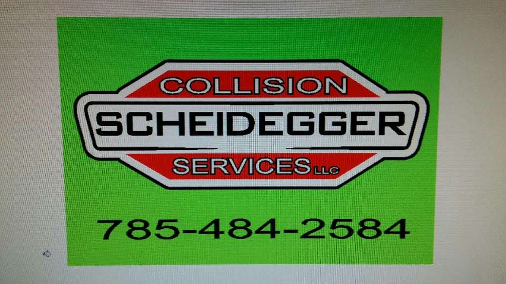 scheidegger collision services llc | 608 E Wyandotte St, Meriden, KS 66512, USA | Phone: (785) 484-2584