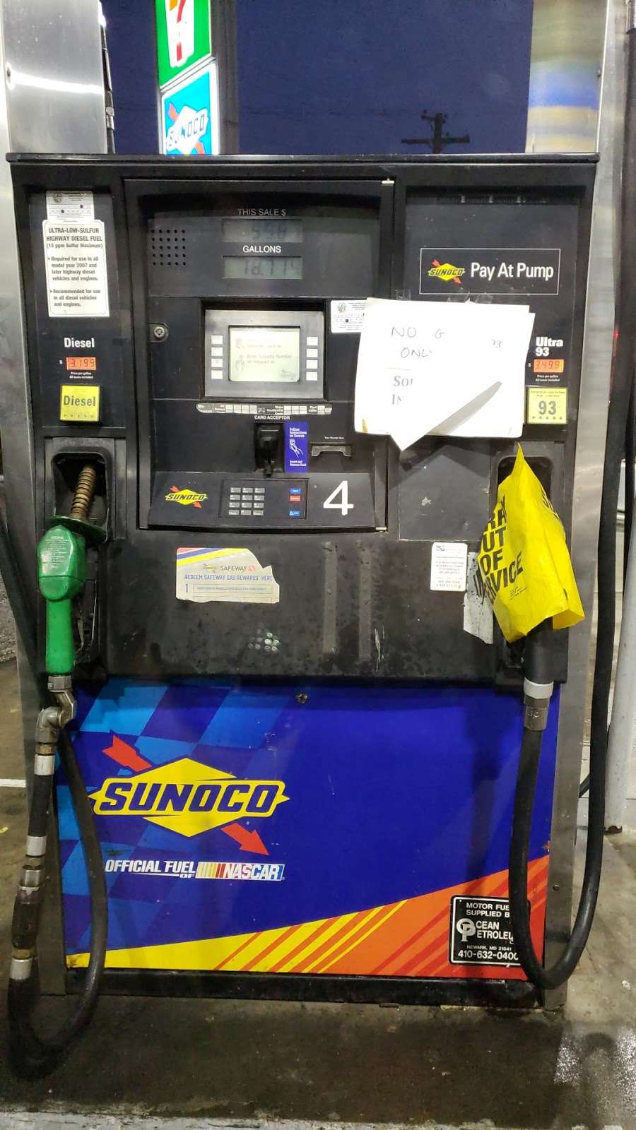 Sunoco Gas Station | 3023 Hammonds Ferry Rd, Baltimore, MD 21227, USA | Phone: (410) 242-4671