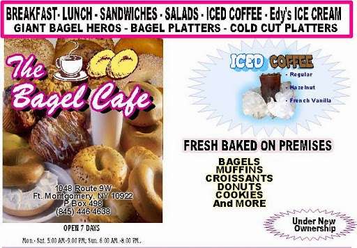 The Bagel Cafe | 1048 Rte 9W, Fort Montgomery, NY 10922, USA | Phone: (845) 446-4638