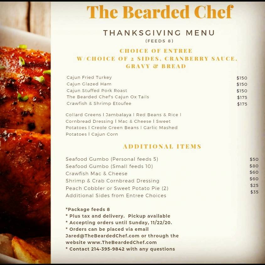 The Bearded Chef Cajun Cuisine | 859 Bentwater Pkwy, Cedar Hill, TX 75104, USA | Phone: (214) 395-9842