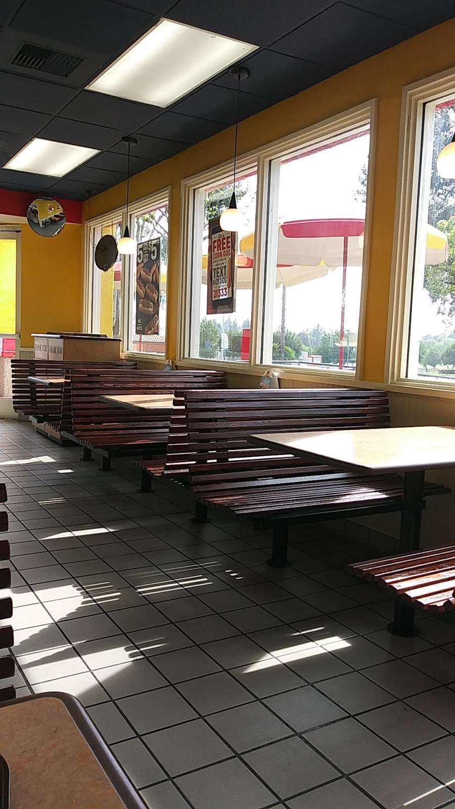 Wienerschnitzel | 1381 E Foothill Blvd, Upland, CA 91786, USA | Phone: (909) 949-9205