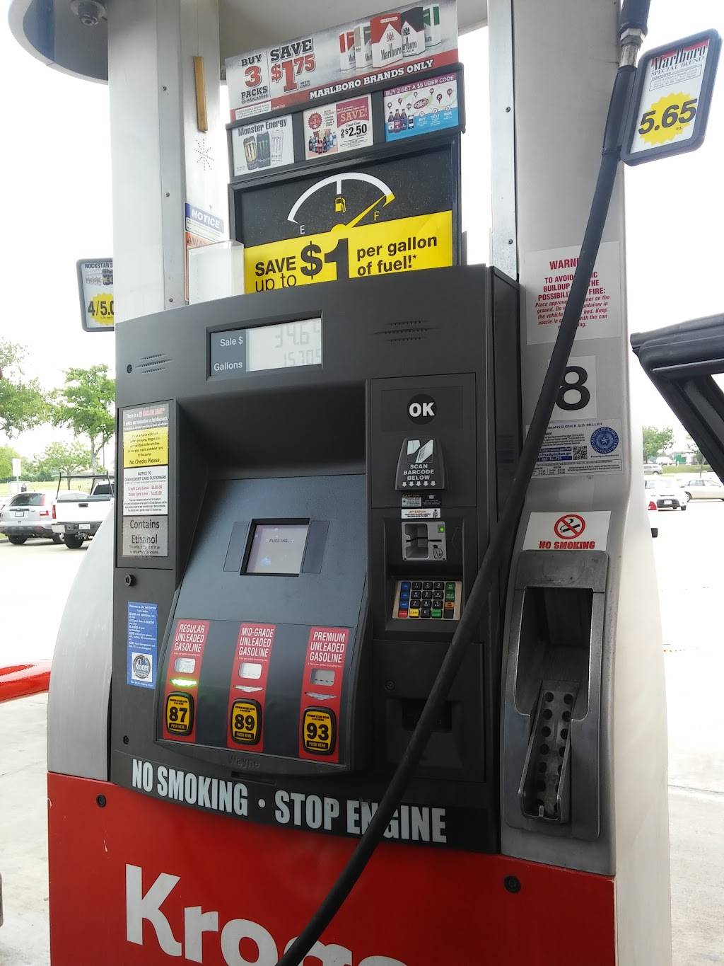 Kroger Fuel Center | 945 W Lamar Blvd, Arlington, TX 76012 | Phone: (817) 299-8959