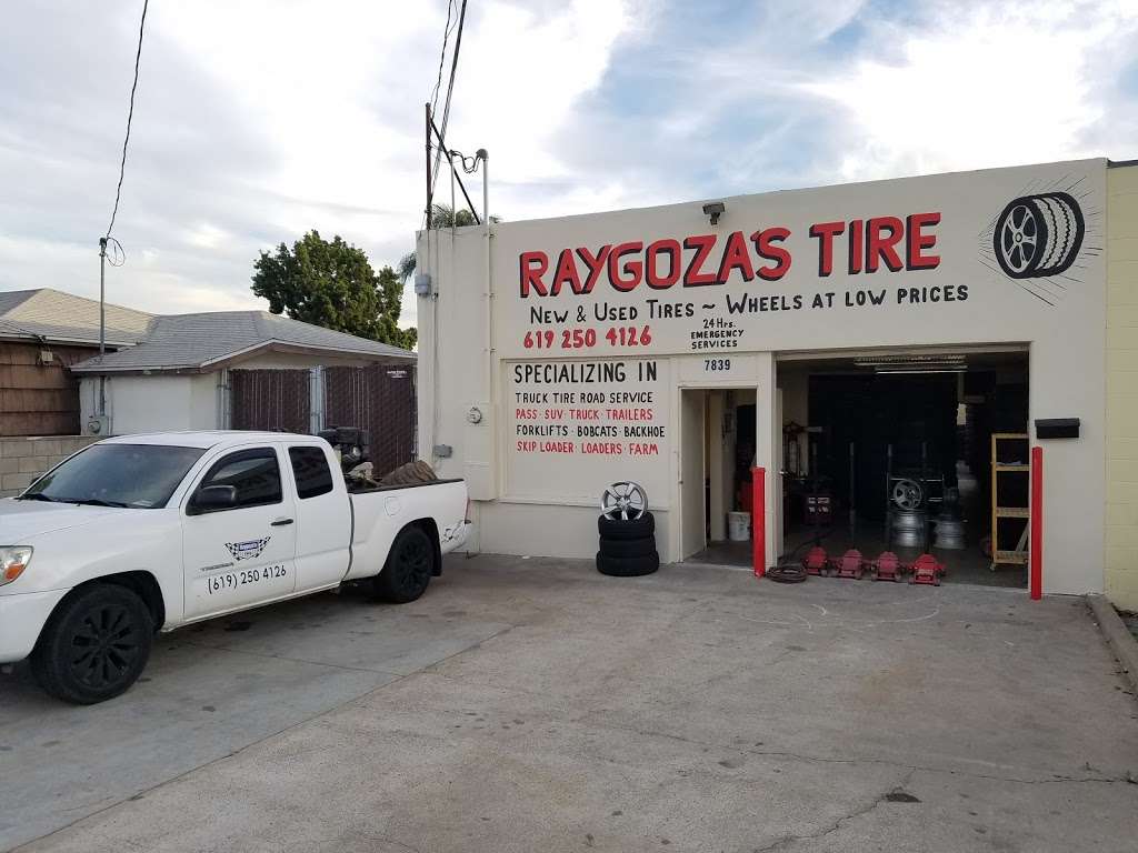 Raygozas tire & 24hrs Mobile service | 7839 North Ave, Lemon Grove, CA 91945, USA | Phone: (619) 250-4126
