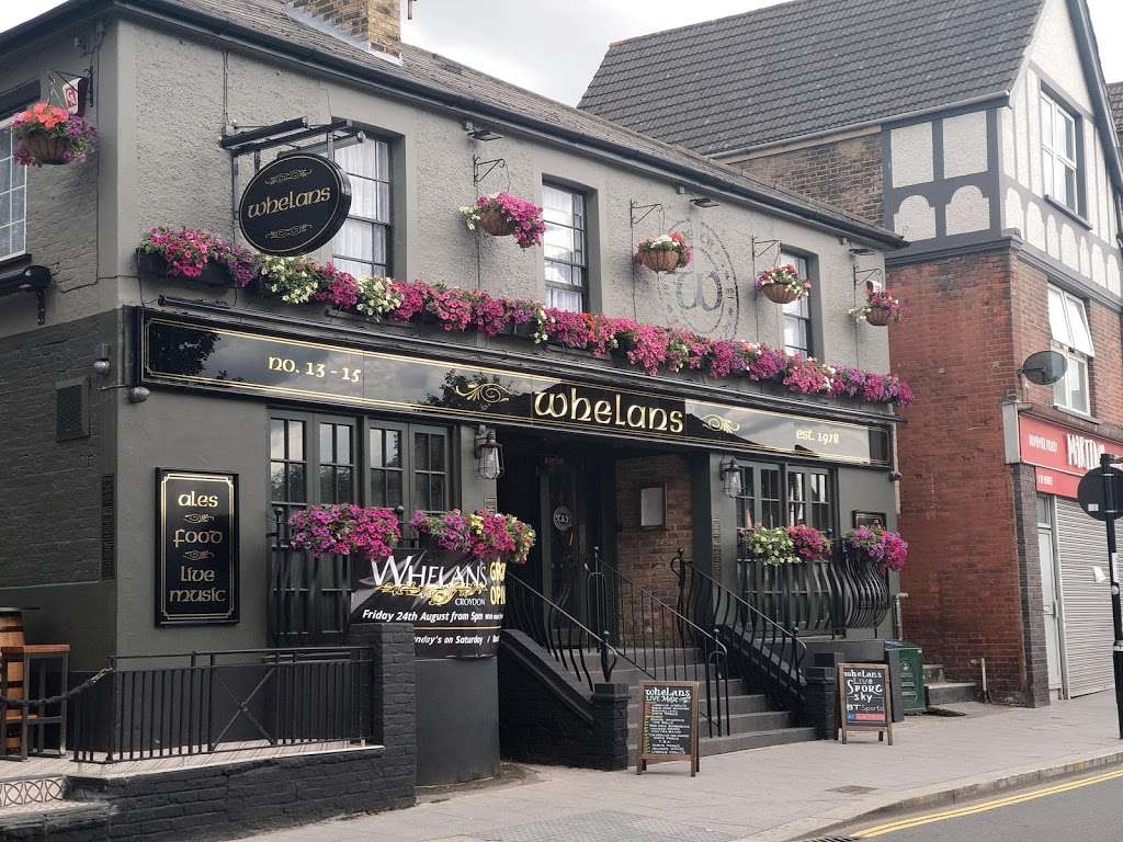 Whelans Croydon | 13-15 Selsdon Rd, South Croydon, Croydon CR2 6PW, UK | Phone: 020 3940 1772