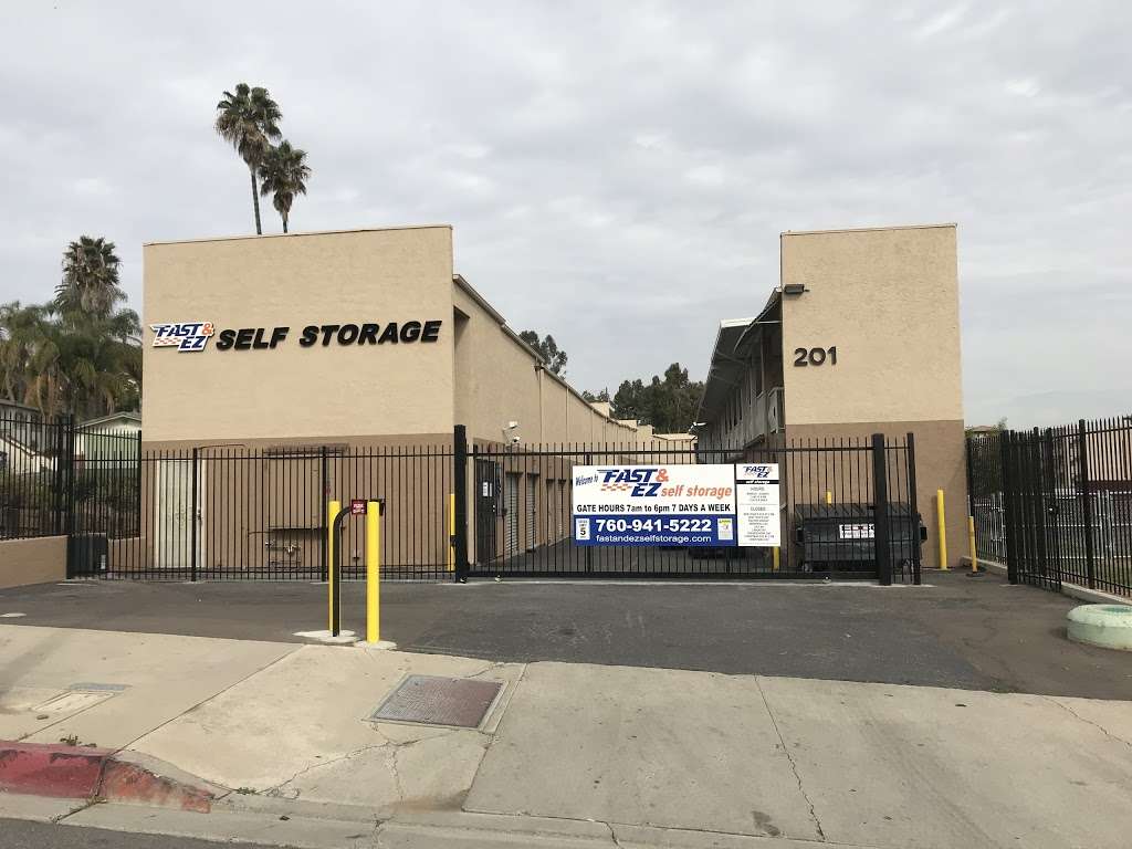 Fast & EZ Self Storage | 201 Guajome St, Vista, CA 92083, USA | Phone: (760) 941-5222