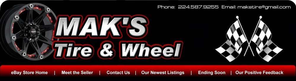 MAKs TIre & Wheel | 561 Tollgate Rd SUITE F, Elgin, IL 60123, USA | Phone: (224) 587-9255