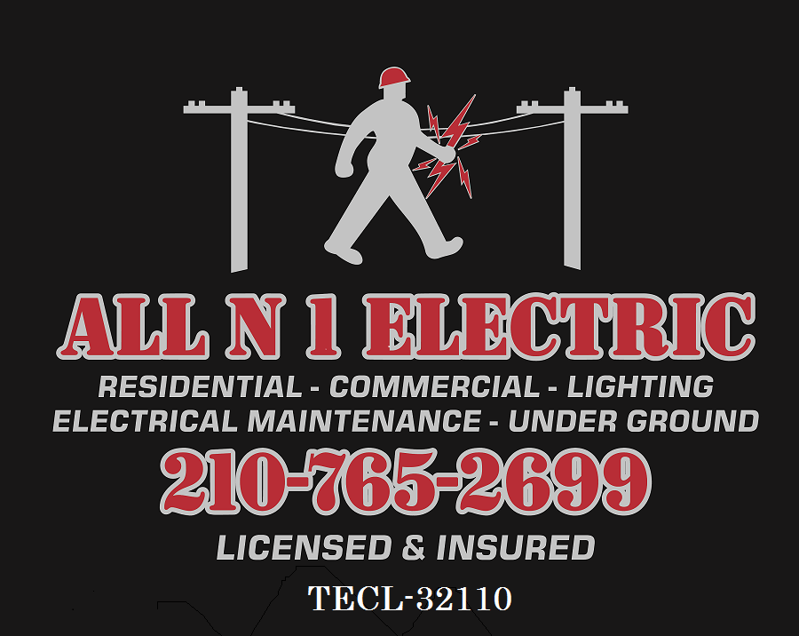 ALL N 1 ELECTRIC | 742 Barrow Peak, San Antonio, TX 78251, USA | Phone: (210) 765-2699