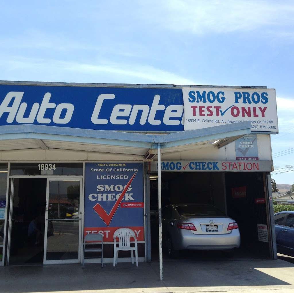 smog pros test only | 18934 Colima Rd a, Rowland Heights, CA 91748 | Phone: (626) 839-6000