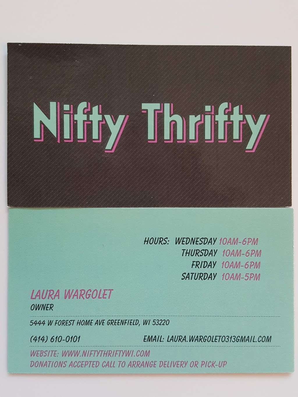 Nifty Thrifty Greenfield | 5444 W Forest Home Ave, Greenfield, WI 53220, USA | Phone: (414) 610-0101