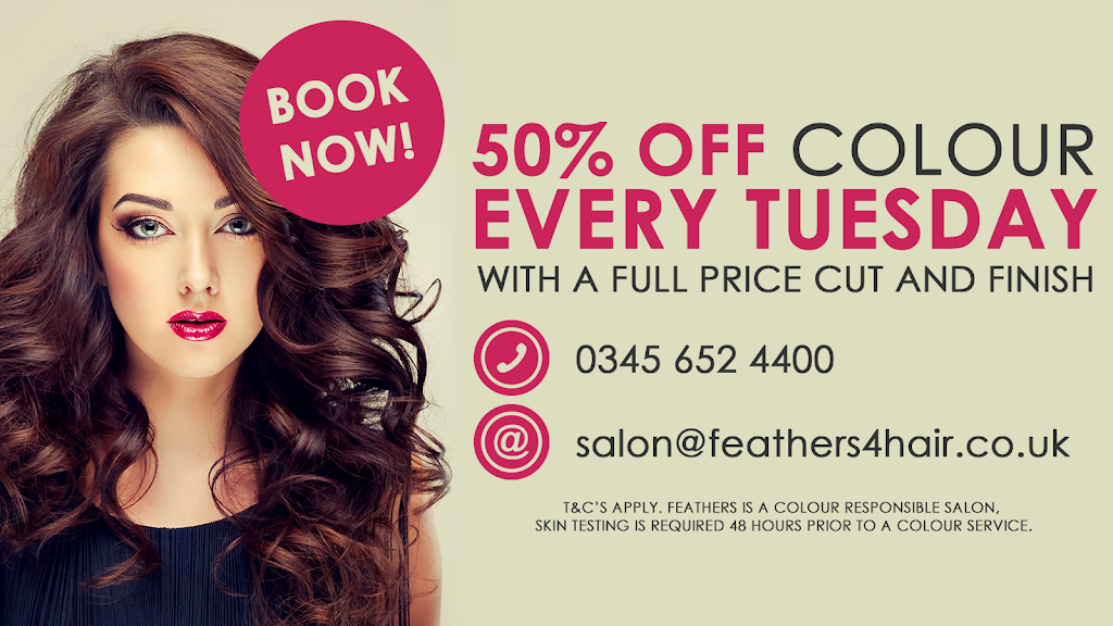 Feathers Hair Salon | 2A St Johns Green, Writtle, Chelmsford CM1 3DZ, UK | Phone: 0345 652 4400