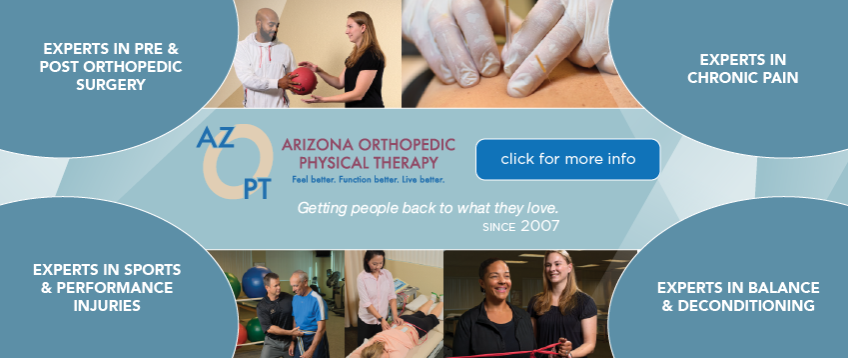 AZOPT - Arizona Orthopedic Physical Therapy Glendale | 3001, 9980 W Glendale Ave #110, Glendale, AZ 85307, USA | Phone: (623) 242-6908