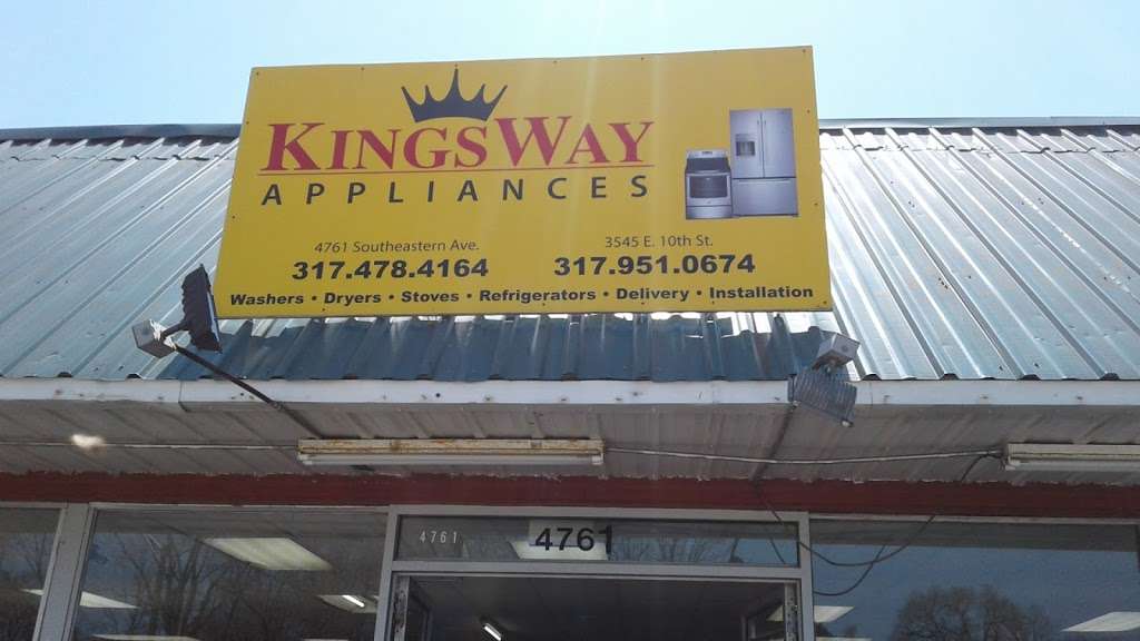 Kingsway Appliances | 4761 Southeastern Ave, Indianapolis, IN 46203, USA | Phone: (317) 478-4164