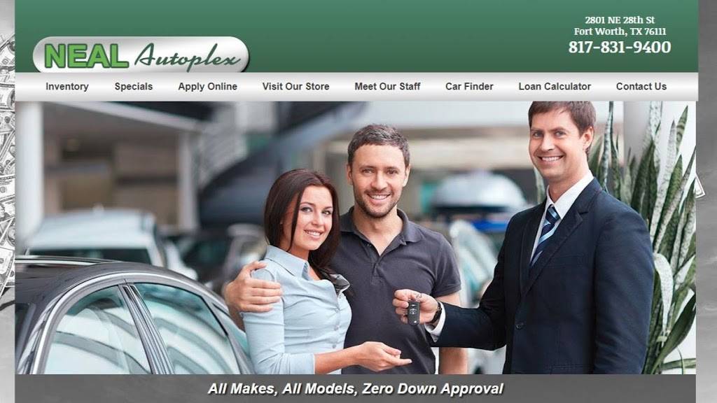 Neal Autoplex Sales | 2801 NE 28th St, Fort Worth, TX 76111, USA | Phone: (817) 831-9400