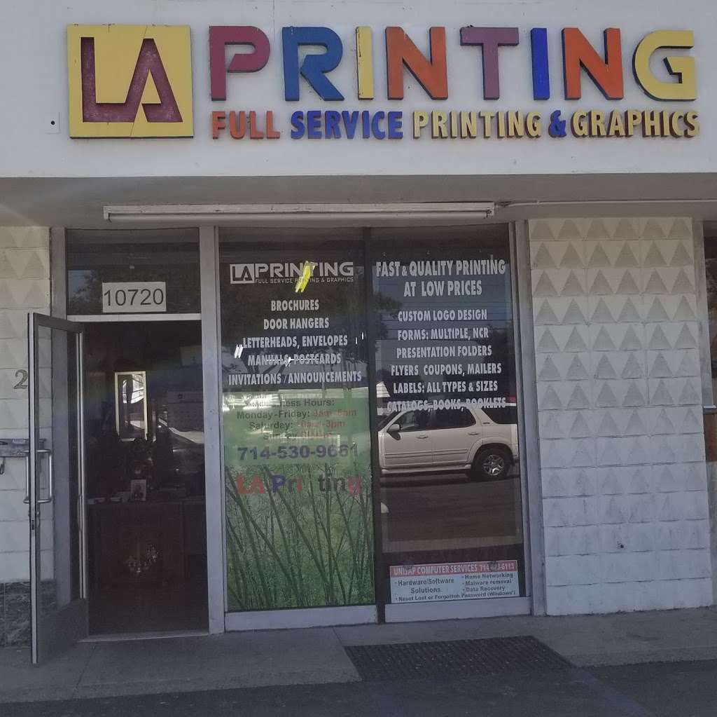 LA Printing | 10720 Westminster Ave, Garden Grove, CA 92843 | Phone: (714) 530-9661