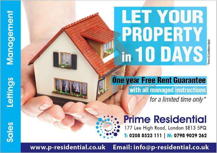 Prime Residential | 177 Lee High Rd, Lewisham, London SE13 5PH, UK | Phone: 020 8852 3111