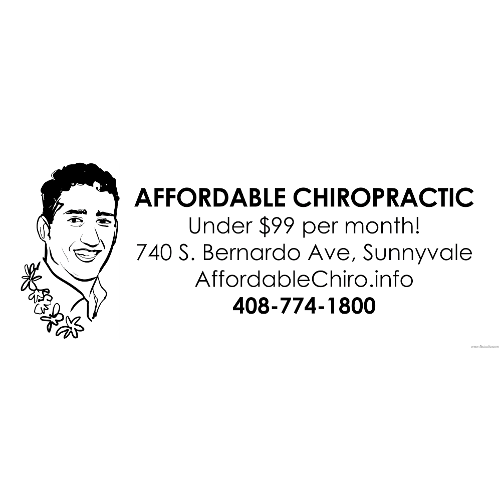 Affordable Chiropractic - Sunnyvale; J. Jay Lashbrook, D.C. | 740 S Bernardo Ave, Sunnyvale, CA 94087 | Phone: (408) 774-1800