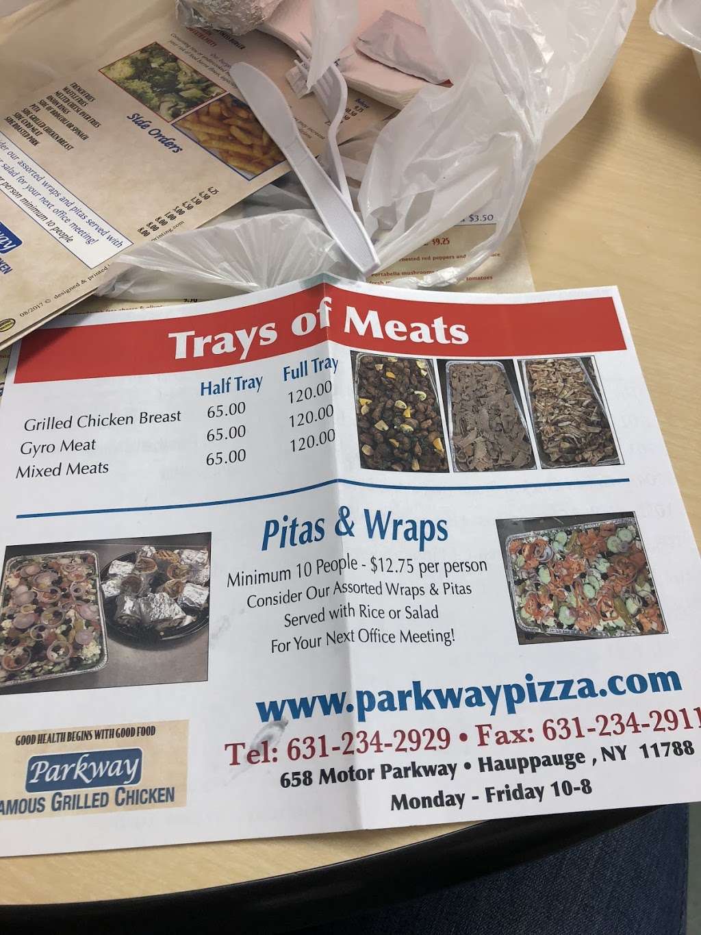 Parkway Rotisserie & Pizza | 658 Motor Pkwy # 2, Hauppauge, NY 11788, USA | Phone: (631) 234-2929