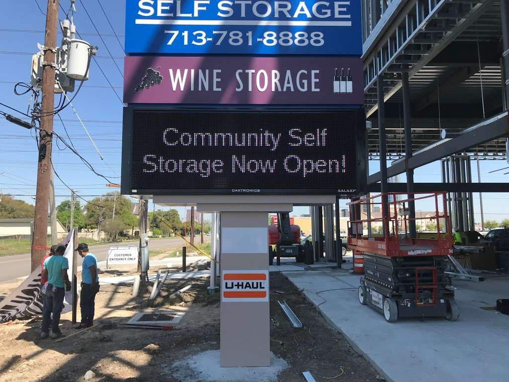 Community Self Storage | 5611 S Rice Ave, Houston, TX 77081, USA | Phone: (713) 667-0007