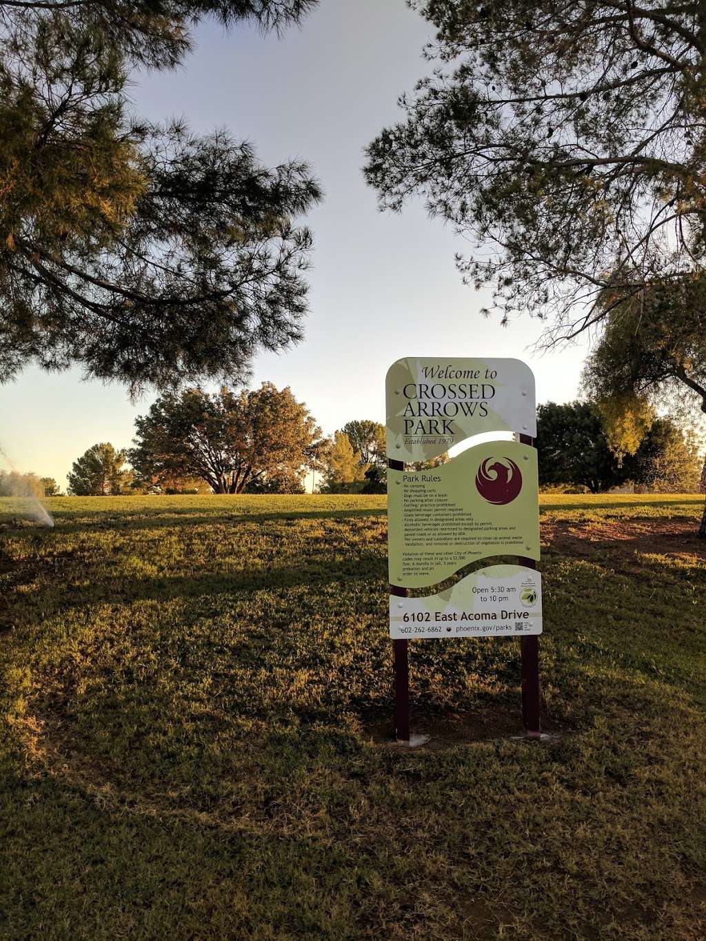 Crossed Arrows Park | 6102 E Acoma Rd, Scottsdale, AZ 85254, USA | Phone: (602) 262-6696