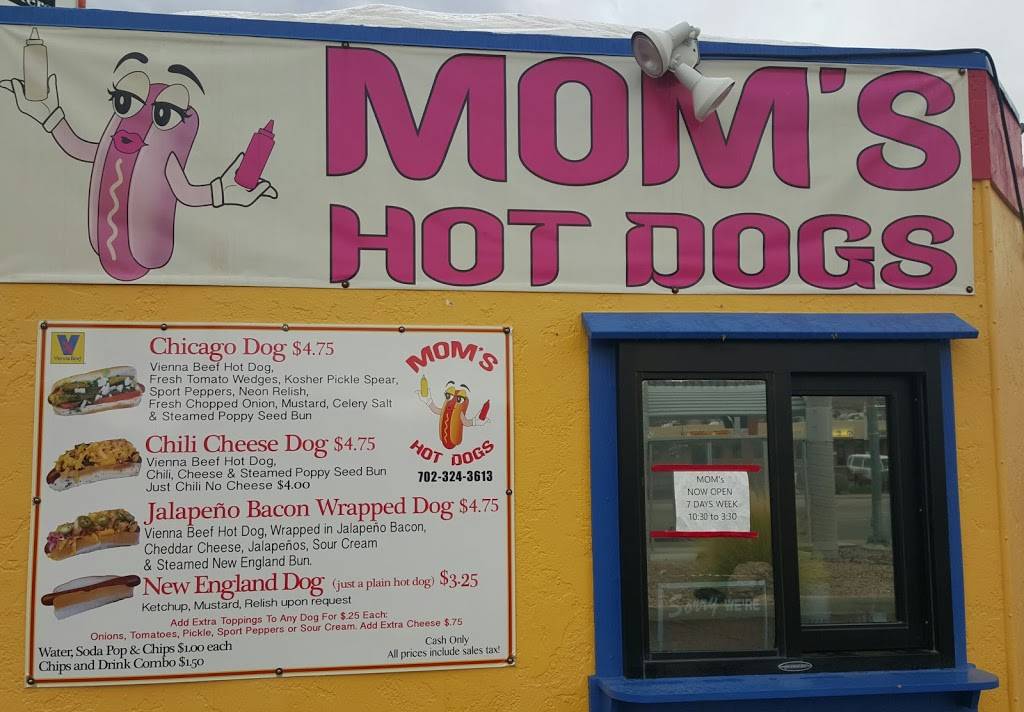 Moms Hot Dogs | 1629 1/2 Nevada Highway, Boulder City, NV 89005, USA | Phone: (702) 324-3613