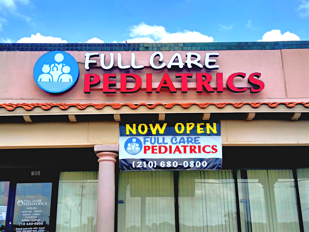 Full Care Pediatrics | 6750 Tezel Rd Ste 103, San Antonio, TX 78250, USA | Phone: (210) 680-0800