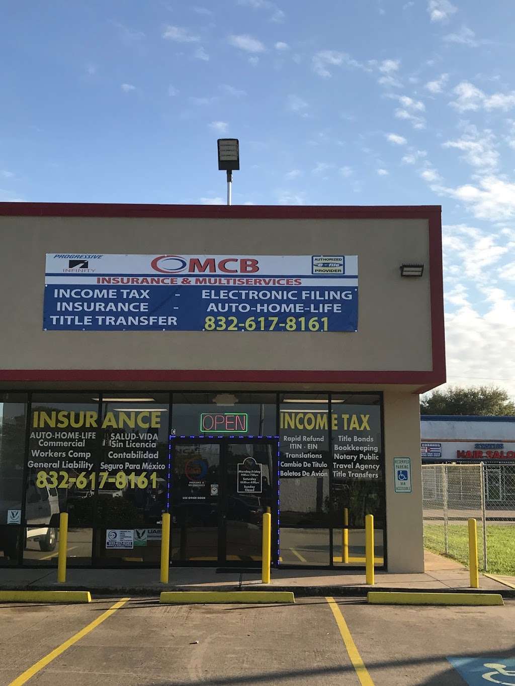 MCB INSURANCE & MULTISERVICES 2 | 15807 Bellaire Blvd STE C, Houston, TX 77083 | Phone: (832) 617-8161