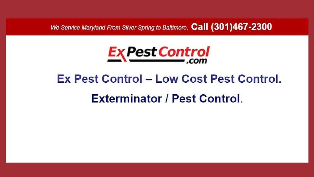 Ex Pest Control Maryland | 13718 Batchelors Dr, Silver Spring, MD 20904, USA | Phone: (301) 467-2300