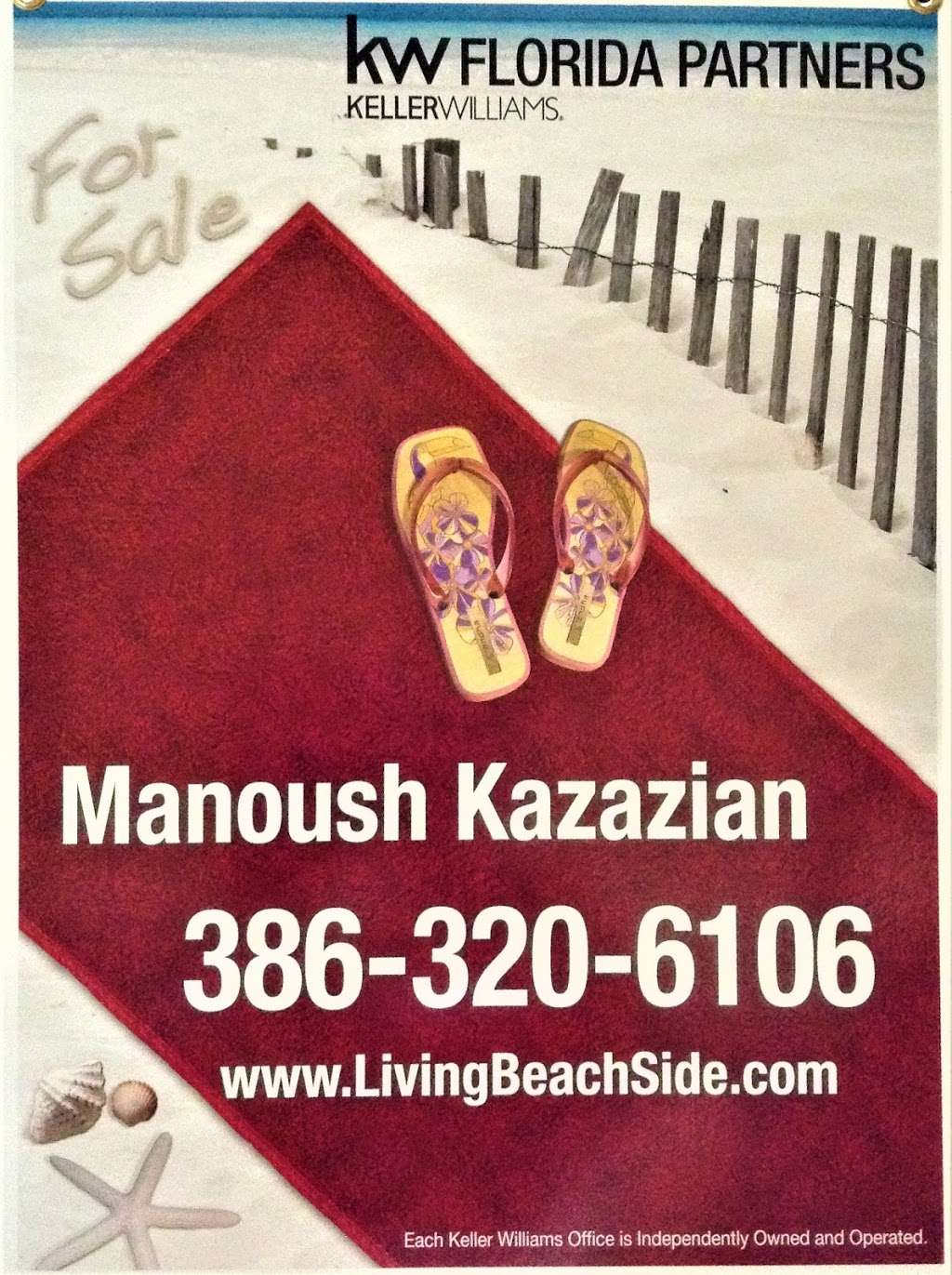 Manoush Kazazian REALTOR® Keller Williams Realty St. Augustine F | 100 Southpark Blvd, St. Augustine, FL 32086, USA | Phone: (386) 320-6106