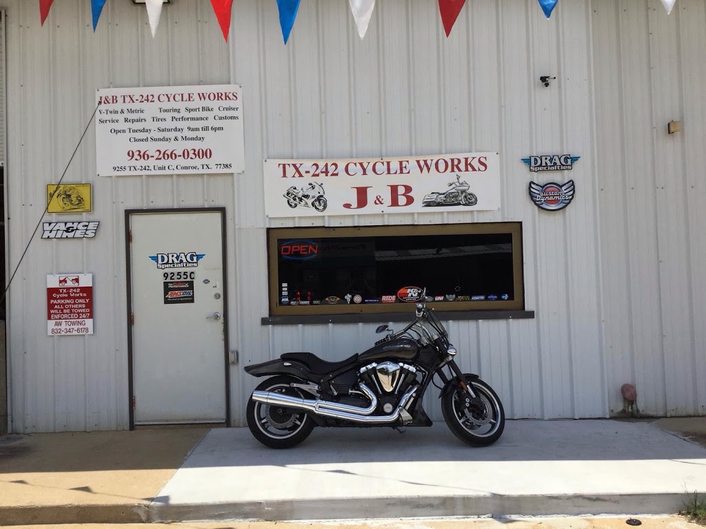 J&B Cycle Works | 9255 TX-242, Conroe, TX 77385, USA | Phone: (936) 266-0300