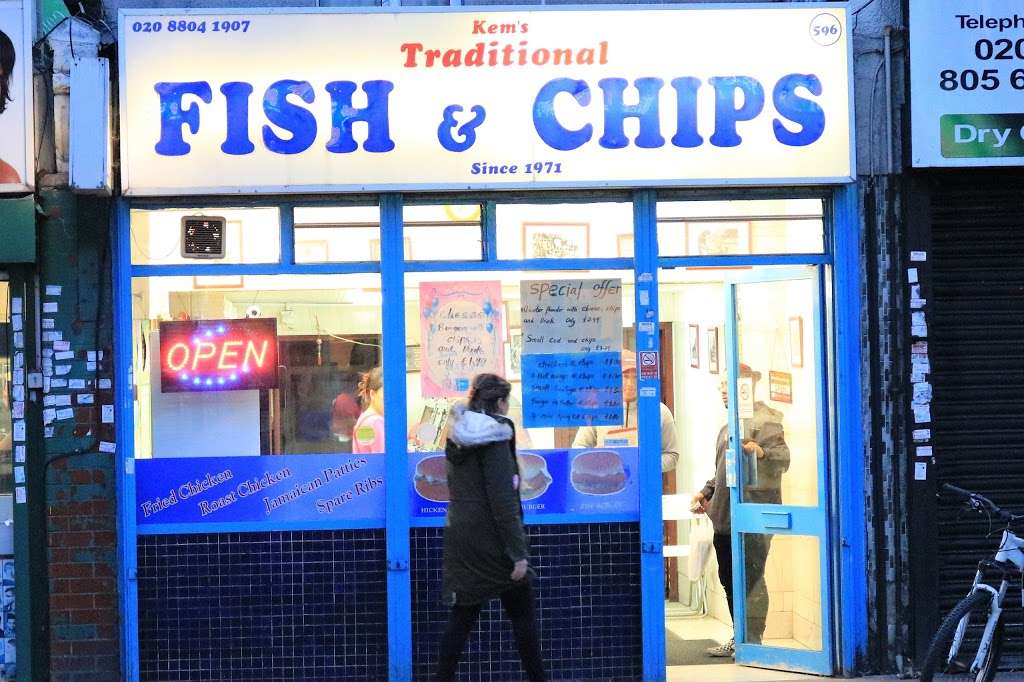 Kems Traditional Fish & Chips | 596 Hertford Rd, Enfield EN3 5SX, UK | Phone: 020 8804 1907