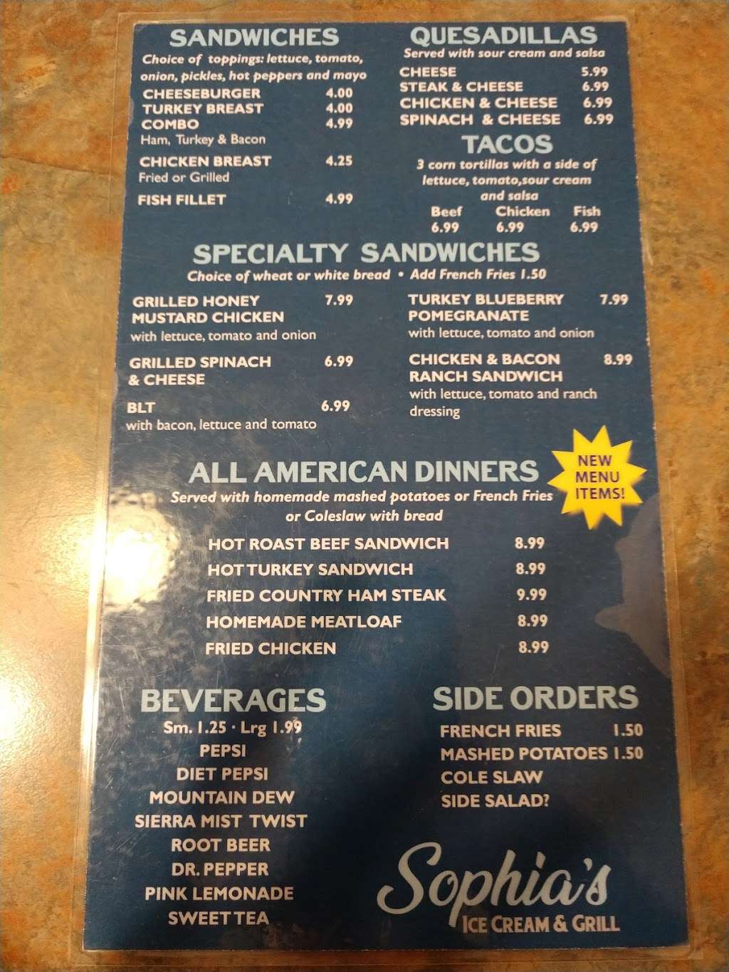 Sophias | 2830 Lincoln Way W, Chambersburg, PA 17202, USA | Phone: (717) 251-3931