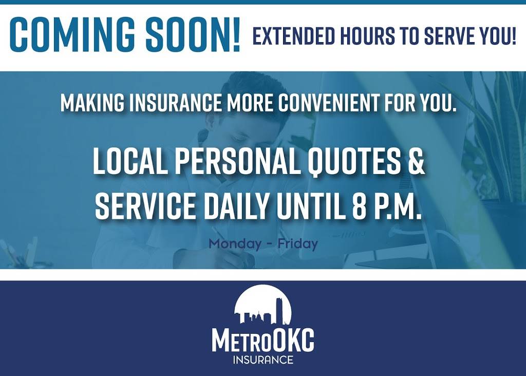 MetroOKC Insurance | 11901 N MacArthur Blvd f2, Oklahoma City, OK 73162, USA | Phone: (405) 603-2176