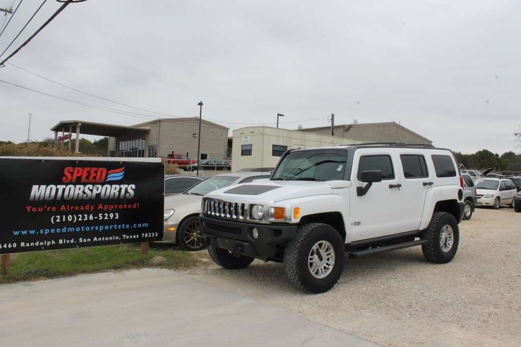 Speed MotorSports | 6460 Randolph Blvd, San Antonio, TX 78233, USA | Phone: (210) 236-5293