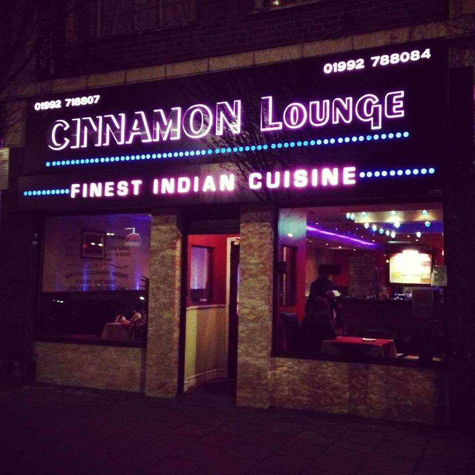 Cinnamon Lounge - Waltham Cross | 13 High St, Cheshunt, Waltham Cross EN8 7AA, UK | Phone: 01992 718807