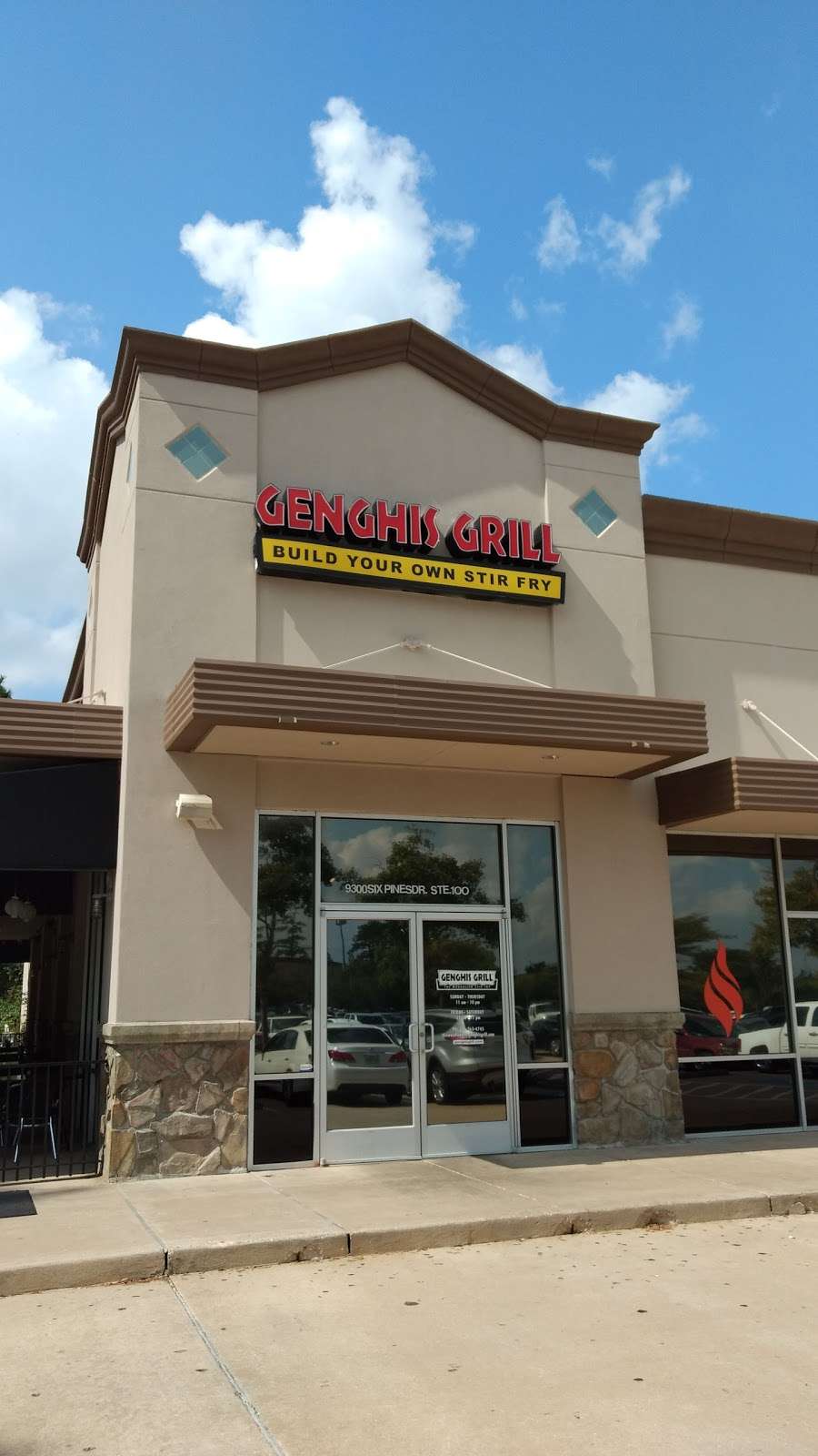 Genghis Grill | 9300 Six Pines Dr #100a, The Woodlands, TX 77380, USA | Phone: (281) 363-4745