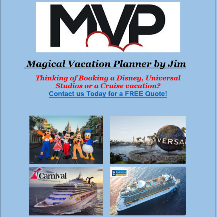 Magical Vacation Planner by Jim | 128 Middle Grove Dr, Mooresville, NC 28115, USA | Phone: (732) 580-7512