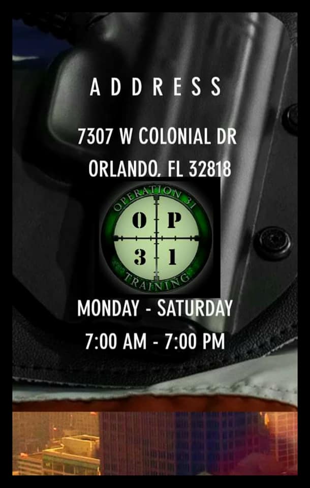 Operation 31 Training Center. | 7307 W Colonial Dr, Orlando, FL 32818, USA | Phone: (321) 356-9134