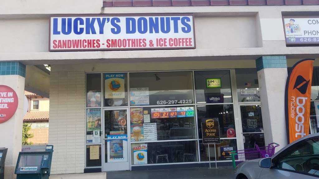 Lucky Donuts | 160 E Duarte Rd, Arcadia, CA 91006, USA | Phone: (626) 297-4225