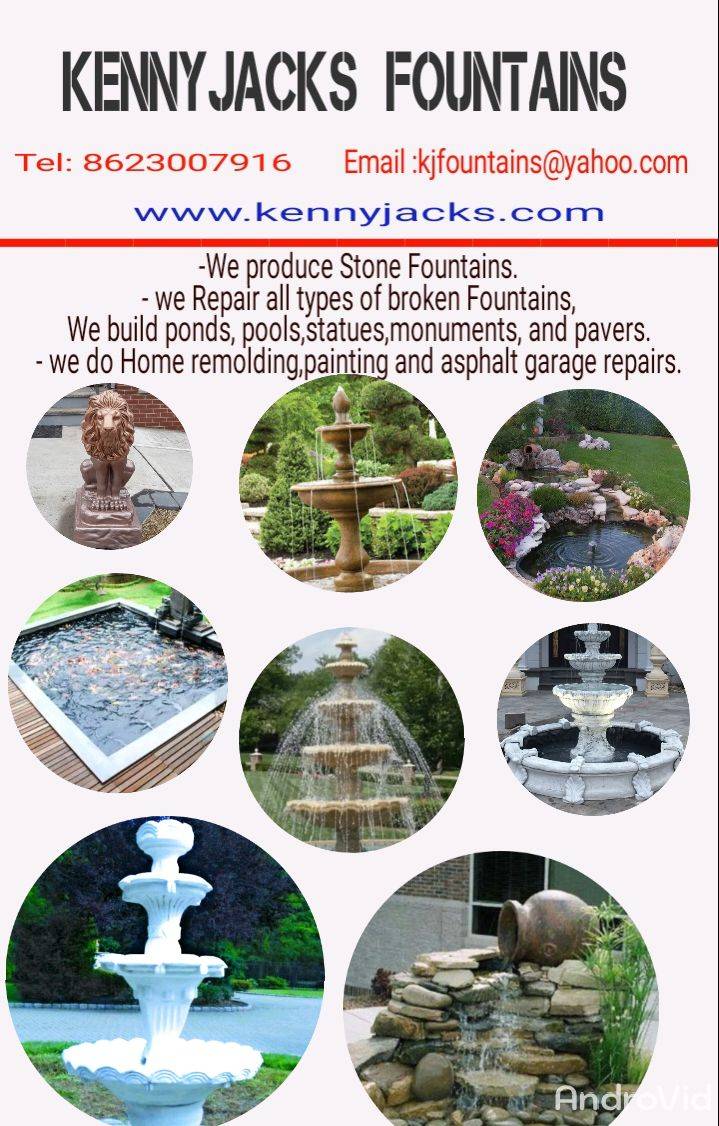 Kenny Jacks Fountains/ponds/waterfalls/pools | 120 Mapes Ave, Newark, NJ 07112, USA | Phone: (862) 300-7916